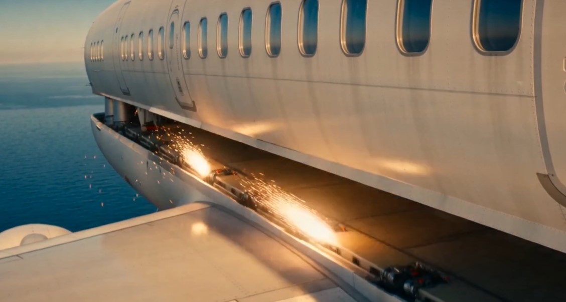 Cabin separation over water